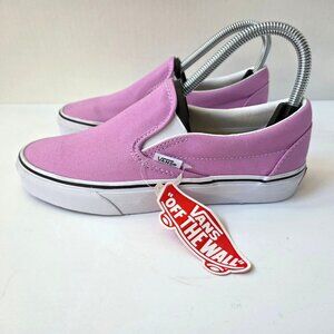 Vans Shoes Womens 6.5 Pink Orchid Classic Slip On Sneakers NWOB